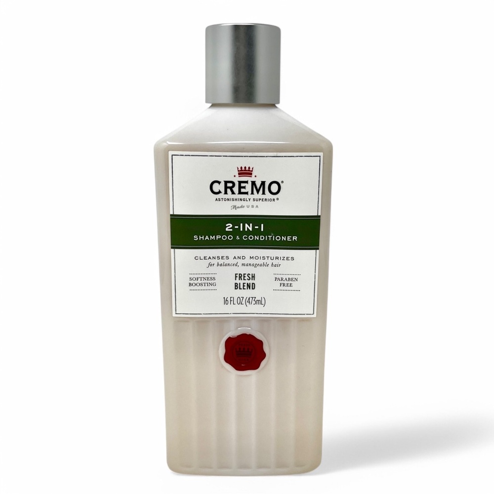 Cremo 2-in-1 FRESH BLEND Shampoo + Conditioner 16 fl oz Sealed NEW 1 Count